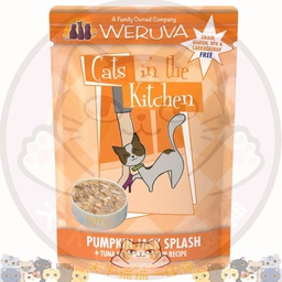 [C09] CWva 1057 W橙包] 暫停_(近期促銷,Best By: Oct,2022) Weruva 1057 濕包 (橙包) Cats in the Kitchen - Pumkin Jack Splash 吞拿魚南瓜湯 85g