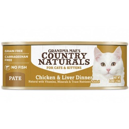 [C01]_CCoN156_009] Country Naturals 樂淘美 Grain Free #009 Chicken & Liver Dinner fort Cats & Kittens 無穀物雞肉嫩肝醬煮配方 全貓罐 156g (CNC0068)