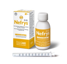 [ZY]_H_Nefrys強腎] Innovet 意諾膚 Urys® 意大利腎存 [ Nefrys 強腎配方 100ml ] (腎功能衰退, 腎石, 腎炎, 蛋白尿, 高血壓併發症, 腎指數欠佳)