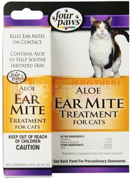 [ZY_Four Paws (F1732)] Four Paws Aloe Ear Mite Treatment For Cat 貓用殺虱耳水(BC1732)