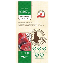 [ZY] Riverd Republic 124134] Riverd Republic NECO PUREE 4本 PureValue5 日本製無添加天然肉泥棒 (鰹魚Bonito) RP009C-4(RR-413)