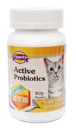 [ZY]_Zippets益生菌貓咪腸胃顆粒] Zippets吉沛思貓咪營養保健系列 [Active Probiotics] 益生菌貓咪腸胃顆粒80g