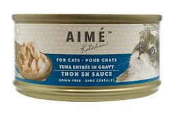 [C07]_CAime 27606 Tuna entree in gravy 藍] Aime Kitchen 27606 TUNA Entree In GRAVY 85g 鮮吞拿魚無穀物貓罐罐 AKTT85 