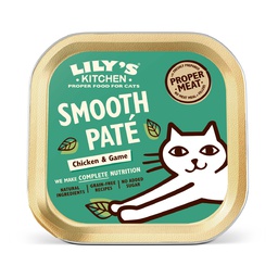 [C01] CLily_03.CCH03 Chi&amp;Game] Lily's Kitchen罐 [Smooth Pate - Chicken & Game] 雞肉野味餐 85g 粉綠 {原裝行貨} 