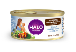 [C09]_cHalo_5.5_40095] HALO 貓罐頭 Sensitive Stomach Quail & Garden Green Pate 5.5OZ 敏感腸胃鵪鶉時蔬主食罐40095