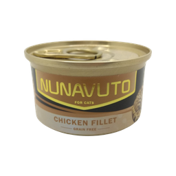 [C06]_CNun_080_NU07啡] Nunavuto NU07 無穀物雞柳 貓罐頭 Grain Free Chicken Fillet 80g